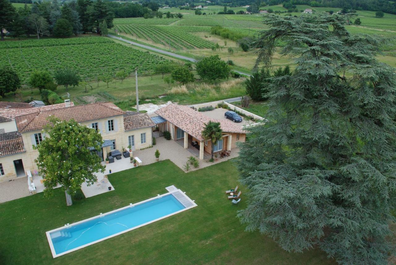 Les Ambeles Bed & Breakfast Saint-Magne-de-Castillon Exterior foto