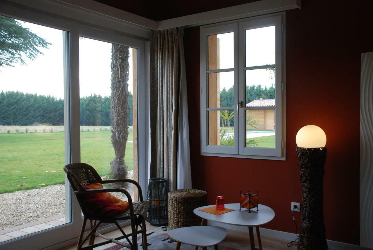 Les Ambeles Bed & Breakfast Saint-Magne-de-Castillon Exterior foto