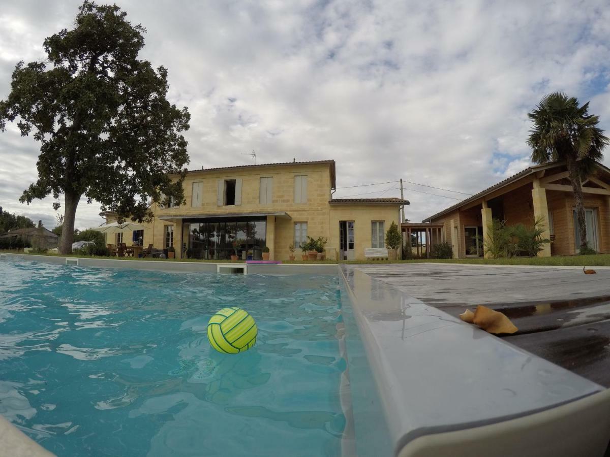 Les Ambeles Bed & Breakfast Saint-Magne-de-Castillon Exterior foto